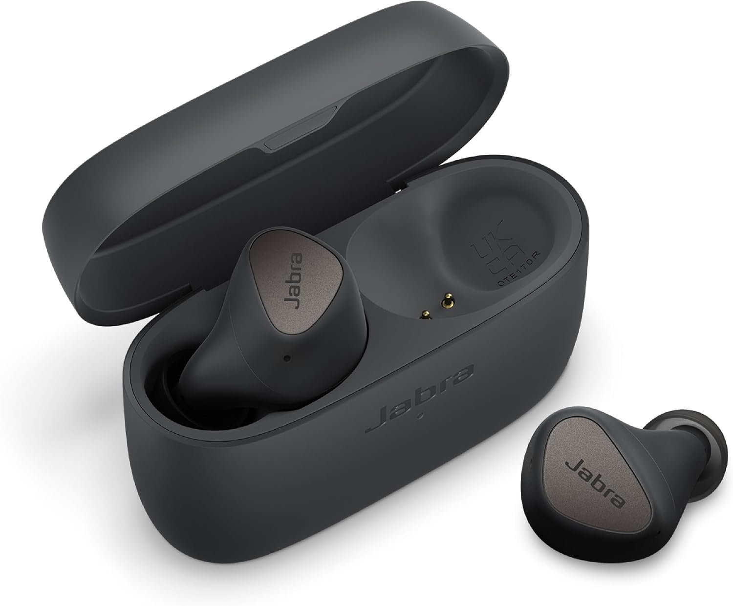 Jabra Elite 4 True Wireless Earbuds - Active Noise Cancelling Headphones - Discreet & Comfortable Bluetooth Earphones, Dark Grey
