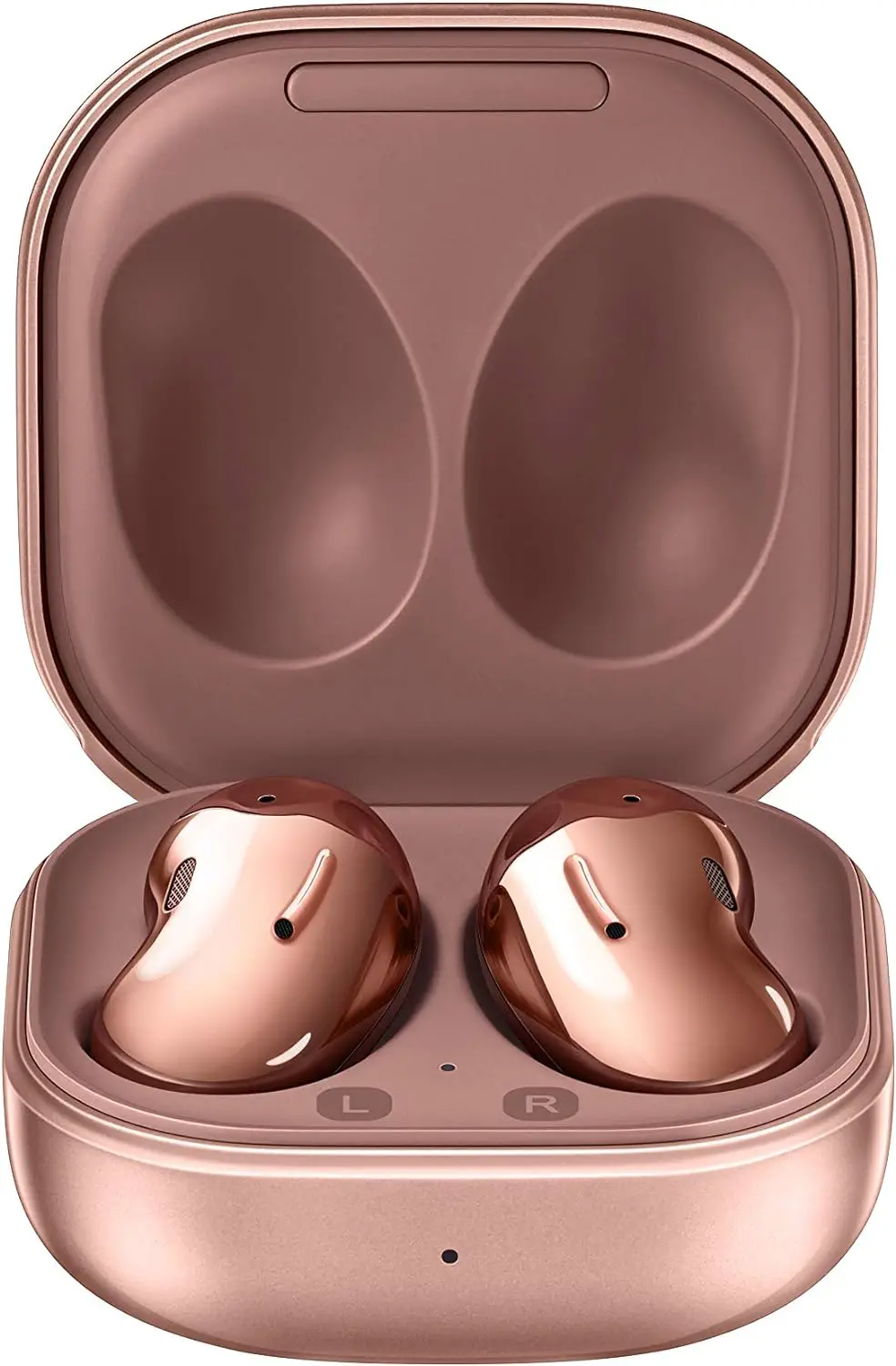 SAMSUNG Galaxy Buds Live True Wireless Earbuds US Version Active Noise Cancelling Wireless Charging Case Included Mystic Bronze