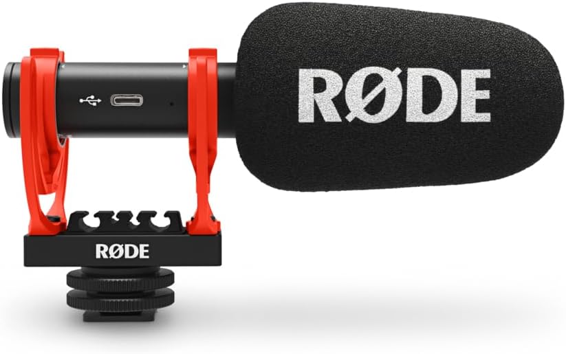 Rode VideoMic GO II Camera Mount Lightweight Directional MicrophoneBlack