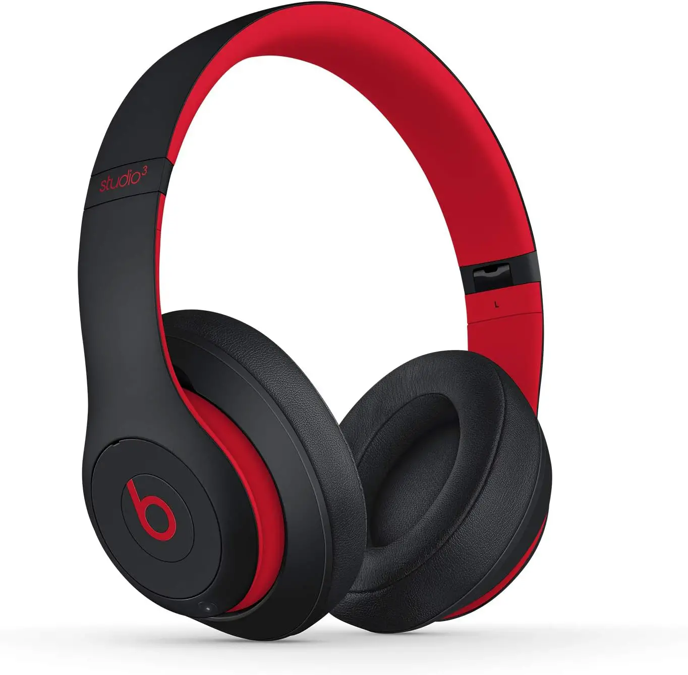Beats Studio3 Wireless Noise Cancelling Over Ear Headphones Apple W1 Headphone Chip Class 1 Bluetooth 22 Hours of Listening Time Built in Microphone Red