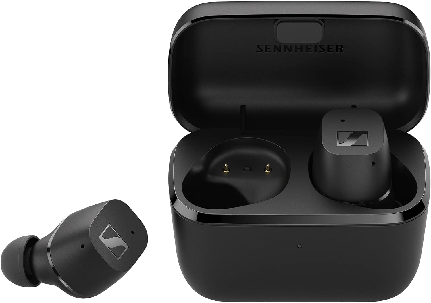 Sennheiser Consumer Audio CX True Wireless Earbuds - Bluetooth In-Ear Headphones for Music and Calls with Passive Noise Cancellation, Touch Controls, Bass Boost, IPX4 and 27-hour Battery Life, Black